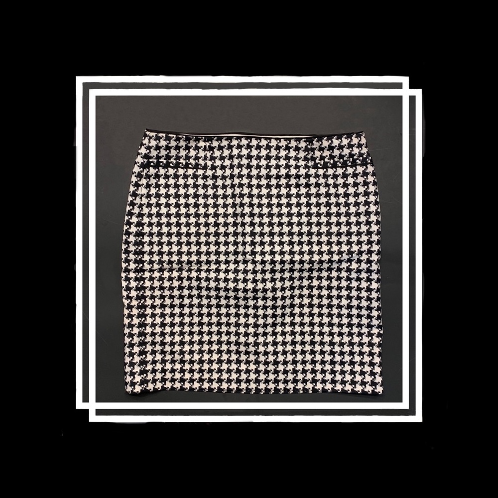 Final Sale WHBM Hounds Tooth Mini Sz 0 - Picture 4 of 8